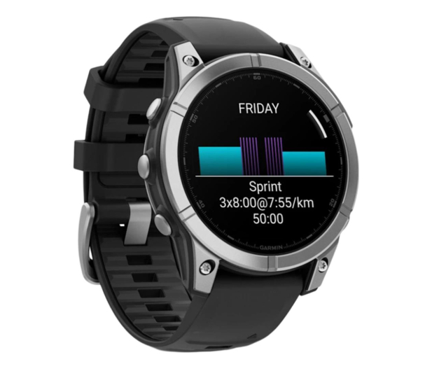 GARMIN Fenix E 47mm Stalowo-czarny (010-03025-00) - 1277071 - zdjęcie 3